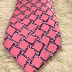 Pink Barbiecore 100% Silk Tie by Lands End